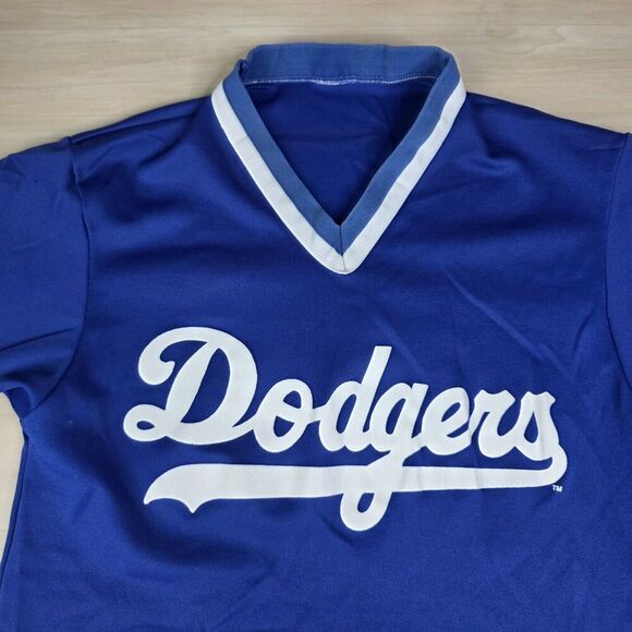 Vintage Majestic Los Angeles Dodgers Blue Jersey Embroidered #15 Size Small - Picture 3 of 6
